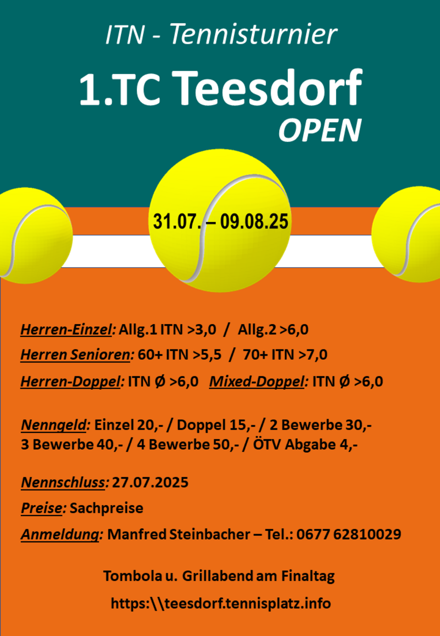 Tennisturnier - 2025